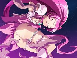 blush bow breasts censored clothing cure_blossom dress gipsy_underground heartcatch_precure! magical_girl panties precure pretty_cure tentacle tsubomi_hanasaki