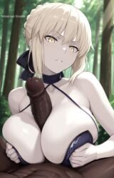 artoria pendragon from blacked by aisuyuni