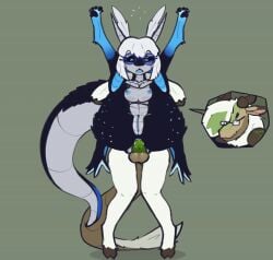 2d 2d_(artwork) 2d_animation anal anal_sex animated anthro anthro_on_anthro anthro_only anthro_penetrated anthro_penetrating anthro_penetrating_anthro balls cock divucup female female_focus female_penetrated fur furry furry_only genital_fluids genitals loop looping_animation male male/female original penetrated penetrating penetration penis sex snake snake_tail tagme tail