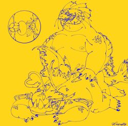 alien anal anal_sex anthro anthro_on_anthro anthro_penetrated anthro_penetrating anthro_penetrating_anthro anthrofied balls blush bodily_fluids claws creatures_of_sonaria cum cum_drip cum_in_ass cum_inside cutaway doggy_style dripping duo ejaculation fin fish from_behind_position fuyukiik genital_fluids genitals gholbini half-closed_eyes hand_on_butt hi_res humanoid_genitalia humanoid_penis interspecies kneeling looking_pleasured lying male male/male male_penetrated male_penetrating male_penetrating_male malupiscis marine monochrome multi_eye musclegut muscular narrowed_eyes nipples nude on_front open_mouth penetration penis roblox roblox_game scales sex sharp_teeth simple_background slightly_chubby slightly_chubby_anthro slightly_chubby_male smile tail teeth tongue tongue_out underbite whiskers