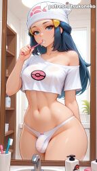 dawn (pokemon) from patreon by tsukoneko