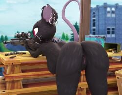 3d_(artwork) 3d_animation ammunition animated anthro ass big_breasts big_butt breast_jiggle breasts butt_focus butt_slap calicoalms_(editor) camille_(fortnite) casual cheese cheese_slap dairy_products digital_media_(artwork) ear_piercing ear_ring epic_games female female_anthro firearm focused food fortnite genitals gun handgun hi_res jiggling looking_at_viewer mammal mature_anthro mature_female meme murid murine nonsexual nonsexual_nudity nude nude_female ogtamarindo out_of_frame outside piercing pistol public public_nudity ranged_weapon rat rat_tail rifle ring_piercing rodent shachath3d_(modeler) short_playtime slap slap_(sound_effect) slice_of_cheese sniper_rifle solo sound surprised tagme tail video voice_acted vulva weapon