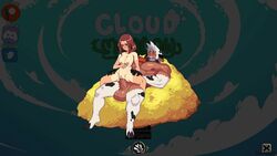 animal_ears animated anthro balls bell bouncing_breasts breasts brown_hair cloud_meadow collar cowbell cum cum_in_pussy cum_inflation cum_inside eve_(cloud_meadow) game_cg hooves horns huge_cock inflation large_balls larger_male nipples no_sound nude patreon_logo penis pixel_art pussy s-purple smaller_female stomach_bulge tagme tanline text vaginal_penetration video white_hair