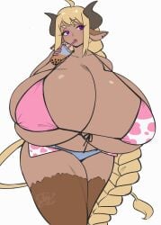 blonde blonde-haired_female blonde_female blonde_hair blonde_hair_female cow_girl female original tagme ushiji yellow_hair yellow_hair_female