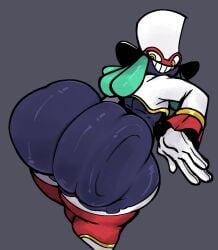 1boy ass ass_focus ass_slap balan balan_wonderworld big_ass black_body bottom_heavy bottomless bottomless_male bubble_butt fat_ass femboy hat huge_ass large_ass looking_at_ass looking_at_self looking_at_viewer looking_back male male_only massive_ass nanodude78 ripped_clothing rippling_ass slapping_ass slapping_own_ass solo thick_ass thick_thighs thunder_thighs wide_hips