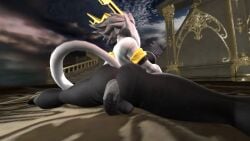 1futa 3d animated autopenetration big_breasts big_penis breasts bulge_through_clothing canastus cum_inside furry futanari goat horsecock horsecock_futa intersex jackalope no_sound penis pseudoregalia self_fuck source_filmmaker sybil_(pseudoregalia) tagme tucked_penis video
