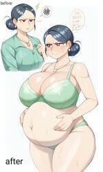 1girl ai_generated belly_grab big_belly big_breasts debbie_grayson hand_on_belly huge_breasts invincible milf pregnant pregnant_belly sexy_belly thick_ass thick_thighs wide_hips