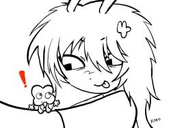 ! battle_for_dream_island bfb bfdi bfdia cock face_closeup four_(bfb) gay giantess larger_male no_cum smaller_male tentacle tentacle_penis tongue_out toony x_(bfb) x_finds_out_his_value xfohv