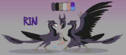 dragon egg feathers fluffy fur male model_sheet rin sunny_way wings wyvern