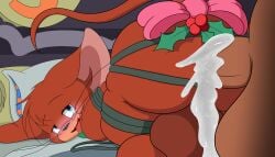 7:4 absurd_res accessory accidental_holly anal anal_sex anthro arm_tuft arms_tied ass ass_up backsack balls bedroom big_balls big_butt big_penis black_nose blue_eyes blush blush_lines bodily_fluids bondage bound bow_ribbon brown_body brown_fur butt_focus christmas collar collar_only cum cum_in_ass cum_inside cum_on_balls cum_on_butt darkened_balls darkened_genitalia dazed doggy_style drooling dull_eyes duo embarrassed_male excessive_cum excessive_genital_fluids faceless_anthro faceless_character faceless_male from_behind_position fucked_silly fur furgonomics genital_fluids genitals green_collar green_leash hair half-closed_eyes hayaken216 head_tuft head_turned hi_res holidays holly_(plant) holly_bow holly_on_tail house_mouse huge_balls huge_butt huge_cock huge_thighs hyper hyper_balls hyper_butt hyper_genitalia hyper_penis hyper_thighs jerry_mouse leash leashed_male legs_tied makeshift_furniture male male/male mammal messy_hair metro-goldwyn-mayer mouse multicolored_body multicolored_fur murid murine narrowed_eyes nude open_mouth penetration penis petplay pillow pink_bow pink_ears plant puppyplay raised_tail ribbons rodent roleplay saliva sex shoulder_tuft tail tail_accessory tail_bow tail_ribbon thick_thighs tom_and_jerry tongue tongue_out tuft two_tone_body two_tone_fur whiskers wide_hipped_male