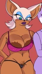 1girls anthro areola areola_bulge areola_slip areolae areolae_slip areolae_visible_through_clothing bat bat_ears ear_ring eye_contact eyelashes eyeliner female female_only femdom fluffy furry furry_female furry_only hairy hairy_pussy jo_ns4w lips lipstick nipple_bulge nipples nipples_visible_through_clothing rouge_the_bat seductive seductive_look sega sonic_(series) sonic_the_hedgehog_(series) underwear wip work_in_progress