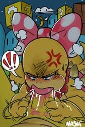 1boy 1girls 2019 anger_vein angry anthro big_(disambiguation) blush breasts buublybutt cum cum_in_mouth cum_inside cum_on_face english_text fellatio female half-closed_eyes jewelry koopaling lipstick lipstick_mark lipstick_on_penis makeup male mario_(series) necklace night nintendo non-mammal_breasts oral outdoors penis reptile scalie sex sky solo_focus speech_bubble straight super_mario_bros. text unseen_male_face video_games wendy_o._koopa