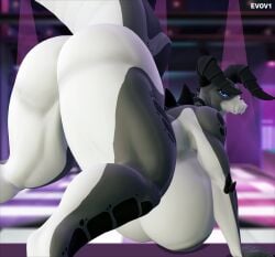 1girls 2026 3d 3d_(artwork) areolae bending_forward big_ass blue_eyes breasts_bigger_than_head deathclaw evov1 hanging_breasts high_quality high_resolution highres horns large_breasts looking_at_viewer nipples strip_club tagme thick_thighs tits_bigger_than_head yuki_(evov1) yukiclaw_(evov1)