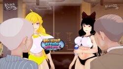 3d_animation ad advertisement animated ass big_ass big_breasts blake_belladonna exclusive gym huge_ass huge_breasts impregnation krackdraw mating_press older_male patreon paywall paywall_censor rwby shorter_than_30_seconds sound steam tagme ugly_bastard video yang_xiao_long