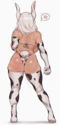 1girls abs absurdres alternate_costume anger_vein animal_ears animal_print animal_tail ass back backboob bare_shoulders beige_hair biceps big_ass big_breasts bikini boku_no_hero_academia boots breasts bunny_ears bunny_tail cleavage clenched_hand collar cow_print cow_print_bikini cow_print_gloves cow_print_thighhighs curvy dark-skinned_female dark_skin deitysexual elbow_gloves eyelashes facing_away female female_focus female_only from_behind gloves hair_ornament hair_over_shoulder hairband highres hips large_ass large_breasts legwear long_hair median_furrow mirko miruko muscle_tone muscles muscular muscular_female my_hero_academia navel parted_lips pinup print_bikini print_gloves print_thighhighs rabbit_ears rabbit_girl rabbit_tail revealing_clothes rumi_usagiyama sex_toy shounen_jump sideboob simple_background skimpy skindentation slap_mark solo solo_female solo_focus spoken_anger_vein stockings swimsuit tail tail_through_clothes teeth thick_thighs thighhighs thighs toned toned_female triceps underboob vibrator vibrator_cord vibrator_in_thighhighs voluptuous white_background white_hair wide_hips