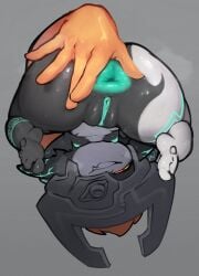 5_fingers 5_toes absurd_res anthro anus ass blue_anus blue_nipples blue_vulva breasts feet female fingers genitals grey_background hi_res humanoid_feet imp imp_midna midna nintendo nipples notsorapoi orange_sclera plantigrade presenting presenting_anus presenting_hindquarters red_eyes simple_background small_breasts smile solo spread_anus spread_butt spreading the_legend_of_zelda thesorapoi toes twilight_princess unfinished upside-down vulva