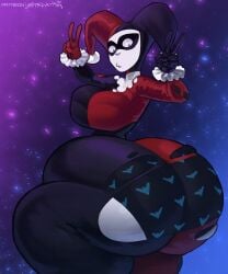 1girls ass ass_bigger_than_head ass_bigger_than_torso big_ass blue_eyes bodysuit bottom_heavy breasts bubble_ass bubble_butt clown dc_comics fat_ass female female_only harley_quinn huge_ass hyper hyper_ass ignantastro large_ass massive_ass solo stardustpapi thick_ass thick_thighs thunder_thighs wide_hips
