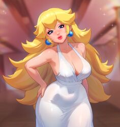 marilyn monroe (cosplay) from mario (series) by hornyunion