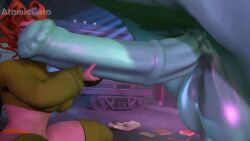 1girls 3d ambiguous_penetration animated atomicgato big_ass big_breasts big_penis deadlock glasses handjob horse horsecock masturbation musk musk_clouds no_sound only_shirt paige_(deadlock) pantless penetration red_hair round_glasses sniffing sniffing_balls tagme throwing_it_back video video_games workship worship worshiping