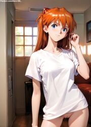 1girls 2d ai_generated areolae armpit asuka_langley_sohryu bare_arms big_breasts blue_eyes bottomless breasts chest curvy curvy_figure cute cute_face detailed eyelashes eyeshadow female female_only fit fit_female focus hair high_quality large_breasts legs light-skinned_female light_skin lips lipstick long_hair looking_at_viewer makeup mascara naked neon_genesis_evangelion nero100 nude nude_female orange_hair pale-skinned_female pale_skin perky_breasts petite petite_body petite_female posing pussy seductive seductive_look skinny skinny_girl stable_diffusion t-shirt t-shirt_only tagme teenager thighs thin_waist twintails vagina young_female