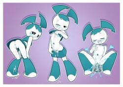 1girls anus ass blush breasts bunguy closed_eyes cum cum_in_pussy cum_inside cum_on_body cum_on_breasts cum_on_face dildo dildo_in_pussy female female_only jenny_wakeman looking_at_viewer masturbation my_life_as_a_teenage_robot nickelodeon nipples nude one_eye_closed open_mouth presenting pussy robot robot_girl sex_toy solo tongue vaginal_insertion vaginal_masturbation xj-9