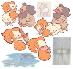 backshots bara baron_(storyteller) beard big_penis blowjob blush buff cartoony chibi chibi_style doggy_style drooling duke_(storyteller) elderly_male fat_male gay ginger gray_hair grinning huge_ass male male_only meme_in_the_background muscular muscular_male old_dom_young_sub older_male on_knees penis shocked_expression simple_background small_penis smiling storyteller_(game) submissive_male surprised_expression sweating tan_skin veiny_penis video_games white_background yaoi