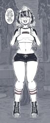 hiker-chan (tomboy sama) fan art