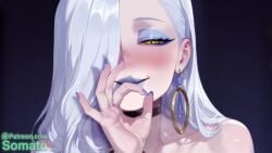 ai_generated animated balecxi fate/grand_order fate_(series) female live2d omi-san_(fate) oral_sex somato sound tagme video
