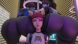 ass_on_face ass_sandwich big_ass face_on_ass female fortnite kishi no_sound overwatch skye_(fortnite) smothering tagme tracer video widowmaker yuri
