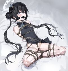 kisaki (blue archive) from blue archive by a tea