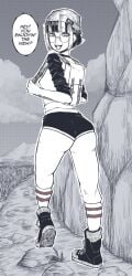hiker-chan (tomboy sama) fan art
