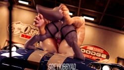 16:9 3d_(artwork) 4k absurd_res anthro balls big_breasts blender_(artwork) bodily_fluids breast_grab breasts car cum cum_drip digital_media_(artwork) dodge_(brand) dripping dripping_wet duo ejaculation felid feline female garage genital_fluids genitals greykibbyad hair hand_on_breast harness hi_res kemono licking male male/female mammal mayu_(azuki) messy_hair mixedtoofer muscular oral penetration penile penis penis_lick prehistoric_species pussy pussy_drip saber-toothed_tiger sex thick_penis thick_thighs thrusting tongue vehicle vrchat_model widescreen