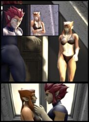 3d animal_humanoid female_anthro furry furry_only lion-o pumyra sfm silvarion source_filmmaker tagme thundercats thundercats_2011