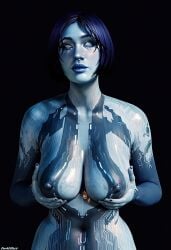 cortana from halo (game) by darkeffect