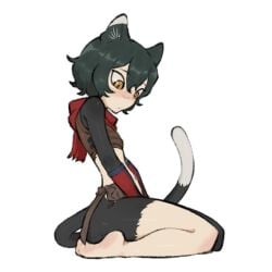 1girls cat_ears cat_girl cat_tail catgirl delicious_in_dungeon dungeon_meshi female fully_clothed gurumo izutsumi tagme