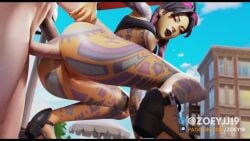 ass big big_penis doggy_style female fortnite fucked jules_(fortnite) male sexy tagme video