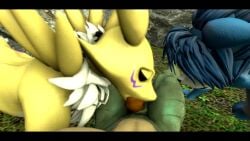 3d animal_humanoid digimon female_anthro furry furry_only krystal krystal_(star_fox) nintendo renamon sfm silvarion source_filmmaker star_fox tagme video