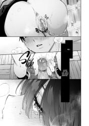 1boy 1girls after_sex after_vaginal asking_for_more female library male original panties_aside penis_grab school_uniform sex uncensored uncensored_vagina underwear vaginal_fluids wet wet_pussy yuzuha_(artist)