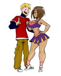 bigdad bonnie_rockwaller cheerleader dark_skin ron_stoppable source_request tagme