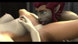 3d animal_humanoid cunnilingus devouring_pussy female_anthro furry furry_only licking_pussy lion-o pumyra sfm silvarion source_filmmaker tagme thundercats thundercats_2011