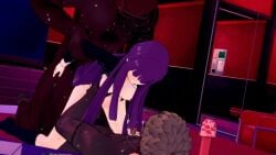 3d animated artist_request bello_(artist) double_penetration fern_(sousou_no_frieren) gangbang koikatsu netorare tagme video
