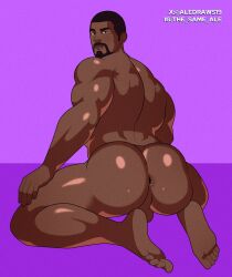 aledraws19 ass ass_focus beard big_ass big_butt bubble_ass bubble_butt captain_america dark-skinned_male dark_skin gay huge_ass huge_butt large_ass large_butt looking_at_viewer male male_only marvel marvel_cinematic_universe muscular muscular_male round_ass round_butt sam_wilson showing_ass solo solo_focus solo_male the_falcon thick_ass thick_butt