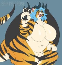 bbw big_ass big_breasts breasts bubble_butt chubby cleavage female furry huge_ass huge_breasts overweight saintsucrose tagme thick_thighs wide_hips