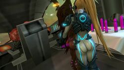 2girls 3d anal anal_insertion animated blonde_hair bodysuit bondage dildo heroes_of_the_storm kaminakirei moaning music nova_(starcraft) ponytail sarah_kerrigan sex_toy sex_toys sound starcraft tagme video yuri