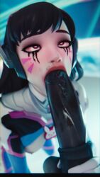 1girls 3d 9:16 ahe_gao ahegao asian big_penis black_dildo black_hair black_penis black_tears blizzard_entertainment bloodshot_eyes bodysuit breasts breasts_out brown_eyes brown_hair burgundy_hair close-up cross-eyed crossed_eyes crying cute d.va dark_skin deepthroat deepthroat_mark dildo eye_contact eye_roll eyelashes eyeliner eyeshadow facepaint facial_markings female fringe gag gagged gagging glowing_eyes hand_on_penis horsecock horsecock_dildo implied_deepthroat kneeling korean lips long_hair mascara mascara_tears medial_ring narrowed_eyes oral overwatch pale-skinned_female pale_skin petite pink_eyeshadow pink_lips pink_lipstick pleasure_face pulling_out rolling_eyes runny_makeup saliva saliva_trail seductive_eyes seductive_look seductive_mouth sheath skinny slim straight teenager throat_training whisker_markings yeero