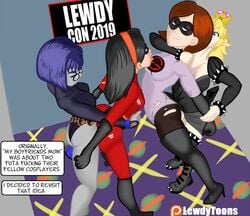 ass_grab bowsette cosplay dc disney elastigirl_(cosplay) futa_on_female futanari genderswap helen_parr intersex lewdy_toons mario_(series) milf mother_and_daughter new_super_mario_bros._u_deluxe nintendo older_female pixar raven_(cosplay) show smooth_skin teen teen_titans the_incredibles the_incredibles_2 violet_parr violet_parr_(cosplay) younger_female