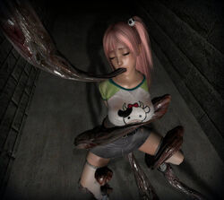 3d ambiguous_penetration beltskirt brick_wall closed_eyes collarbone covered_penetration dead_or_alive dead_or_alive_5 denim_skirt garry's_mod grey_skirt hands_behind_back honoka_(doa) implied_penetration implied_sex jean_skirt mamaluigilovesyou open_mouth pink_hair see-through_legwear sex_under_clothes sex_under_skirt skirt source_filmmaker sucking_tentacle tentacle_sex tentacle_under_skirt tentacles_under_clothes vaginal_penetration wet_shirt