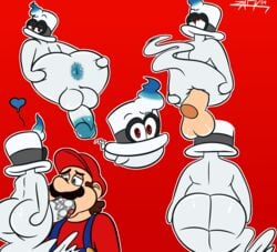 cappy (mario) from mario (series) by zackdadawg