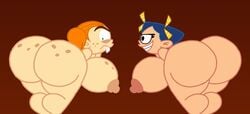 andrea_(the_x's) duo huge_ass huge_breasts nickelodeon puffy_nipples the_meanest_girl_in_second_grade the_x's zoe_gallagher