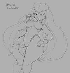 breasts cosplay hanna-barbera kodachi_kuno leotard monochrome partial_male penis ranma_1/2 rough_sketch scooby-doo scooby-doo_and_the_ghoul_school sibella_dracula smile thecon thigh_sex